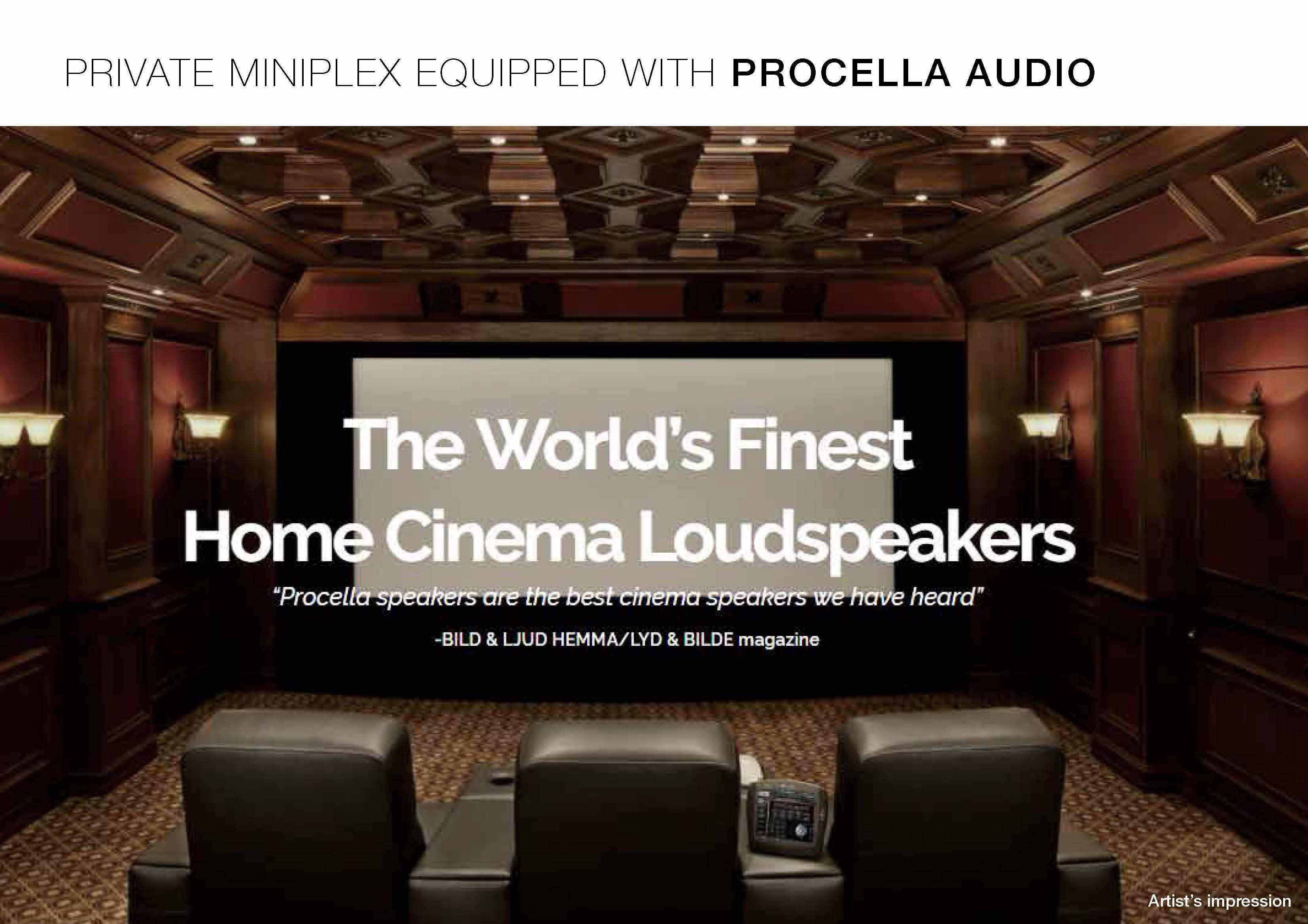 Private Miniplex equipped with Procella Audio at Godrej Summit